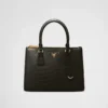 Τσάντα Prada Galleria Medium από δέρμα κροκοδείλου Τσάντα Prada Galleria Medium από δέρμα κροκοδείλου