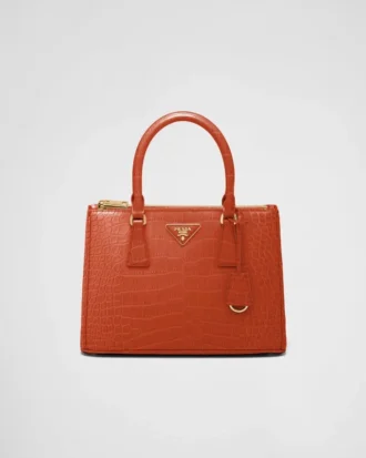 Τσάντα Prada Galleria Medium από δέρμα κροκοδείλου