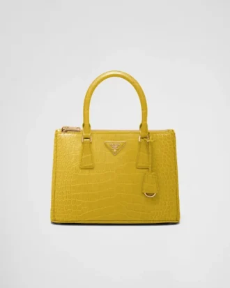 Τσάντα Prada Galleria Medium από δέρμα κροκοδείλου