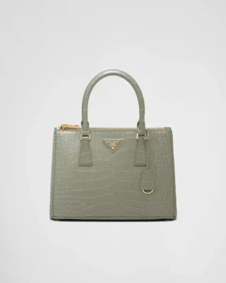 Τσάντα Prada Galleria Medium από δέρμα κροκοδείλου