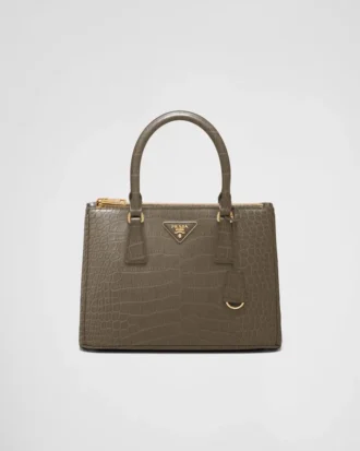 Τσάντα Prada Galleria Medium από δέρμα κροκοδείλου