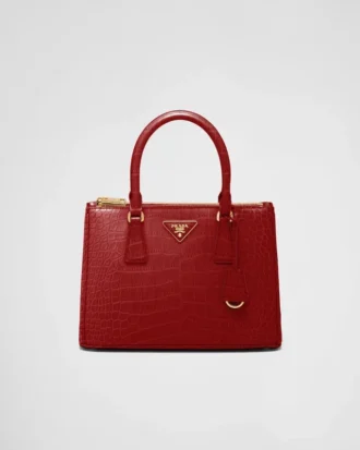 Τσάντα Prada Galleria Medium από δέρμα κροκοδείλου