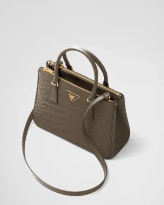 Τσάντα Prada Galleria Medium από δέρμα κροκοδείλου