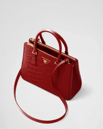 Τσάντα Prada Galleria Medium από δέρμα κροκοδείλου