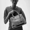 Τσάντα Prada Galleria Medium από δέρμα κροκοδείλου Τσάντα Prada Galleria Medium από δέρμα κροκοδείλου