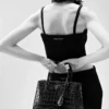 Τσάντα Prada Galleria Medium από δέρμα κροκοδείλου Τσάντα Prada Galleria Medium από δέρμα κροκοδείλου