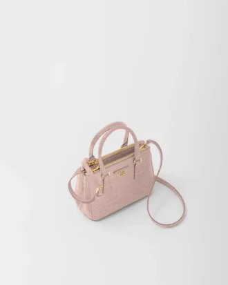 Τσάντα Prada Galleria Mini από δέρμα κροκοδείλου