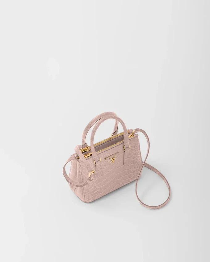 Τσάντα Prada Galleria Mini από δέρμα κροκοδείλου Τσάντα Prada Galleria Mini από δέρμα κροκοδείλου