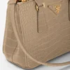 Τσάντα Prada Galleria Mini από δέρμα κροκοδείλου Τσάντα Prada Galleria Mini από δέρμα κροκοδείλου