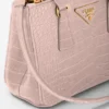 Τσάντα Prada Galleria Mini από δέρμα κροκοδείλου Τσάντα Prada Galleria Mini από δέρμα κροκοδείλου