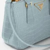 Τσάντα Prada Galleria Mini από δέρμα κροκοδείλου Τσάντα Prada Galleria Mini από δέρμα κροκοδείλου