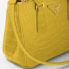 Τσάντα Prada Galleria Mini από δέρμα κροκοδείλου Τσάντα Prada Galleria Mini από δέρμα κροκοδείλου