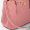 Τσάντα Prada Galleria Mini από δέρμα κροκοδείλου Τσάντα Prada Galleria Mini από δέρμα κροκοδείλου