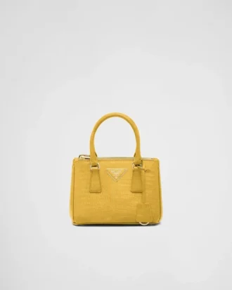Τσάντα Prada Galleria Mini από δέρμα σαύρας