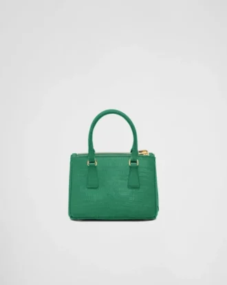 Τσάντα Prada Galleria Mini από δέρμα σαύρας