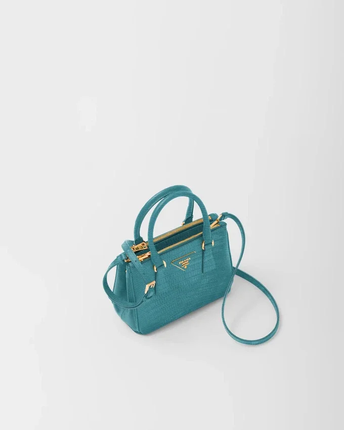 Τσάντα Prada Galleria Mini από δέρμα σαύρας Τσάντα Prada Galleria Mini από δέρμα σαύρας
