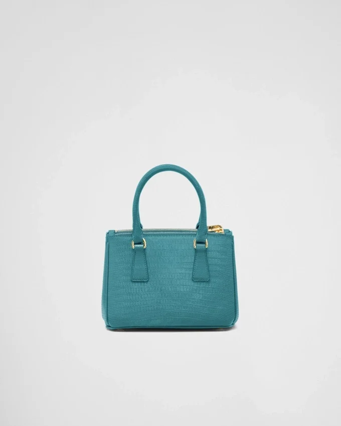 Τσάντα Prada Galleria Mini από δέρμα σαύρας Τσάντα Prada Galleria Mini από δέρμα σαύρας