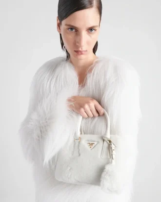 Τσάντα Prada Galleria Mini Shearling