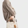Τσάντα Prada Jardiniare Mini από μείγμα λινού Τσάντα Prada Jardiniare Mini από μείγμα λινού