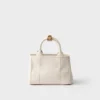 Τσάντα Prada Jardiniare Mini από μείγμα λινού Τσάντα Prada Jardiniare Mini από μείγμα λινού