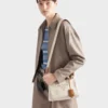 Τσάντα Prada Jardiniare Mini από μείγμα λινού Τσάντα Prada Jardiniare Mini από μείγμα λινού