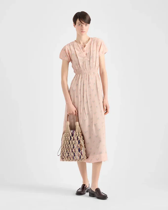 Τσάντα Prada Noua Medium Cotton Macrama Τσάντα Prada Noua Medium Cotton Macrama