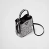 Τσάντα Prada Panier από σατέν με κρύσταλλα Τσάντα Prada Panier από σατέν με κρύσταλλα