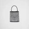 Τσάντα Prada Panier από σατέν με κρύσταλλα Τσάντα Prada Panier από σατέν με κρύσταλλα