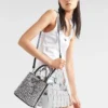 Τσάντα Prada Panier από σατέν με κρύσταλλα Τσάντα Prada Panier από σατέν με κρύσταλλα