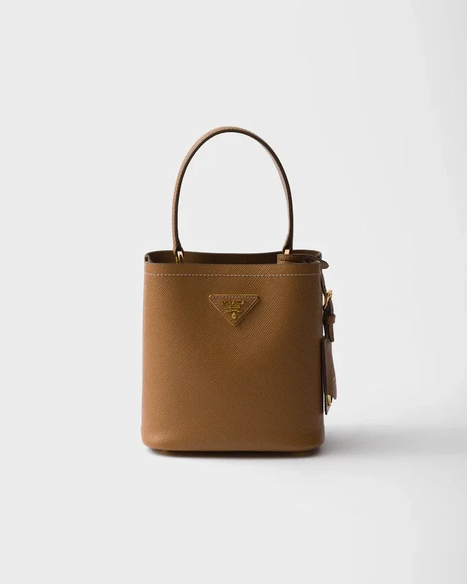 Τσάντα Prada Panier Mini από δέρμα Saffiano Τσάντα Prada Panier Mini από δέρμα Saffiano