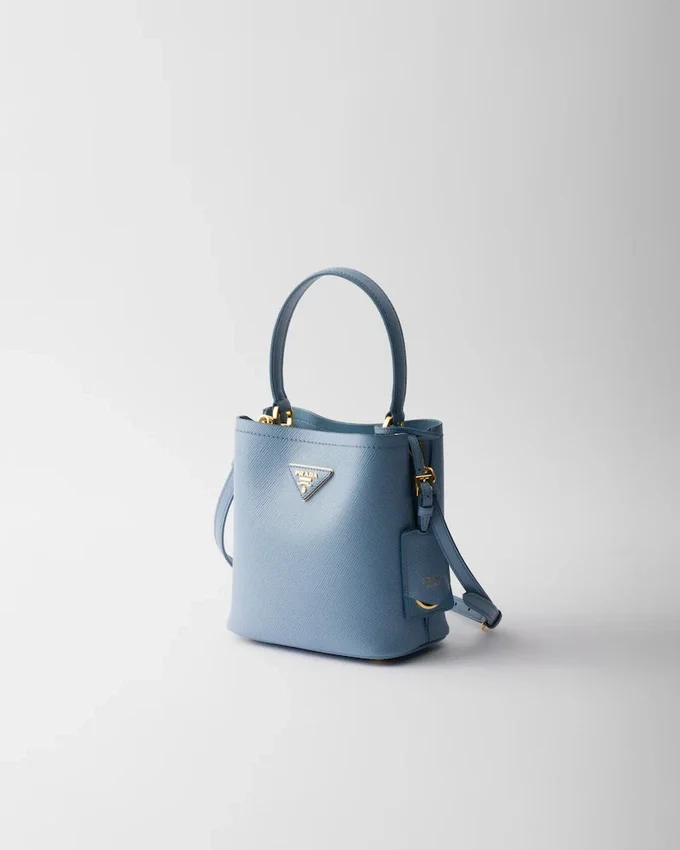 Τσάντα Prada Panier Mini από δέρμα Saffiano Τσάντα Prada Panier Mini από δέρμα Saffiano