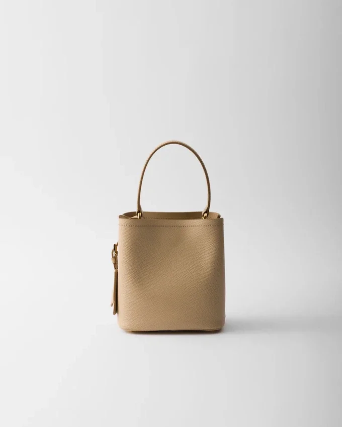 Τσάντα Prada Panier Mini από δέρμα Saffiano Τσάντα Prada Panier Mini από δέρμα Saffiano