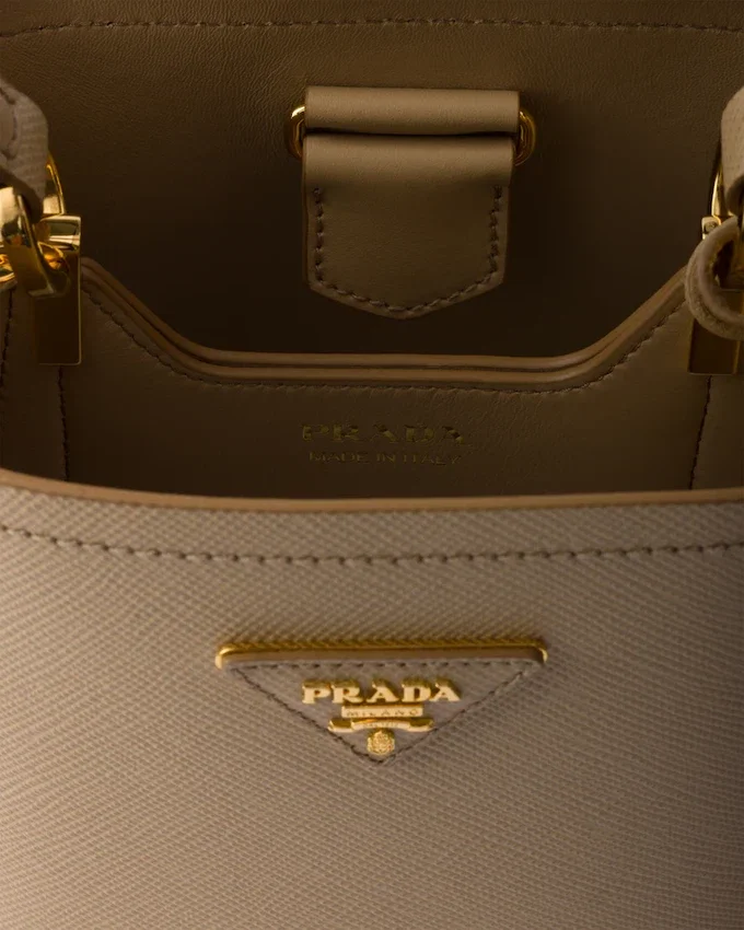 Τσάντα Prada Panier Mini από δέρμα Saffiano Τσάντα Prada Panier Mini από δέρμα Saffiano