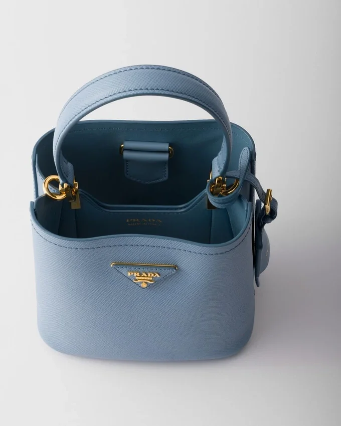 Τσάντα Prada Panier Mini από δέρμα Saffiano Τσάντα Prada Panier Mini από δέρμα Saffiano