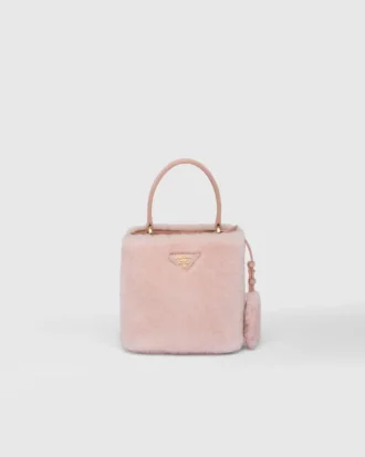 Τσάντα Prada Panier Mini Shearling Τσάντα Prada Panier Mini Shearling