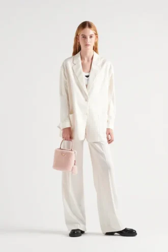 Τσάντα Prada Panier Mini Shearling Τσάντα Prada Panier Mini Shearling