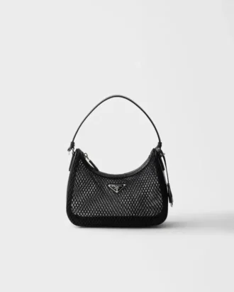 Τσάντα Prada Re-Edition 2005 από πλέγμα και βουρτσισμένο δέρμα