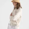 Τσάντα Prada Re-Edition 2005 από πλέγμα και βουρτσισμένο δέρμα