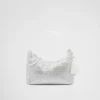 Τσάντα Prada Re-Edition Mini Satin με κρύσταλλα