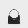 Τσάντα Prada Re-Edition Mini Satin με κρύσταλλα