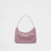 Τσάντα Prada Re-Edition Mini Satin με κρύσταλλα Τσάντα Prada Re-Edition Mini Satin με κρύσταλλα