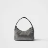 Τσάντα Prada Re-Edition Mini Satin με κρύσταλλα Τσάντα Prada Re-Edition Mini Satin με κρύσταλλα