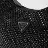 Τσάντα Prada Re-Edition Mini Satin με κρύσταλλα