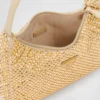 Τσάντα Prada Re-Edition Mini Satin με κρύσταλλα Τσάντα Prada Re-Edition Mini Satin με κρύσταλλα