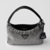 Τσάντα Prada Re-Edition Mini Satin με κρύσταλλα Τσάντα Prada Re-Edition Mini Satin με κρύσταλλα