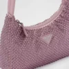 Τσάντα Prada Re-Edition Mini Satin με κρύσταλλα Τσάντα Prada Re-Edition Mini Satin με κρύσταλλα