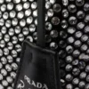Τσάντα Prada Re-Edition Mini Satin με κρύσταλλα Τσάντα Prada Re-Edition Mini Satin με κρύσταλλα