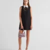 Τσάντα Prada Re-Edition Mini Satin με κρύσταλλα Τσάντα Prada Re-Edition Mini Satin με κρύσταλλα