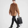 Τσάντα Tote από Re-Nylon και δέρμα Saffiano Τσάντα Tote από Re-Nylon και δέρμα Saffiano