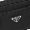 Τσάντα ζώνης από Re-Nylon και δέρμα Saffiano